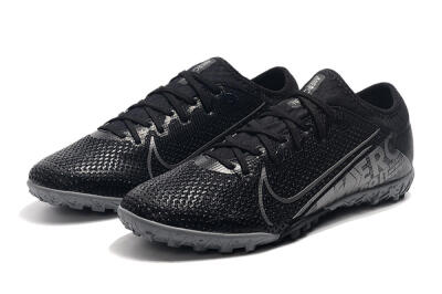 Men's Nike Air Zoom Mercurial Vapor 13 Elite TF Artificial Turf Low-Tops Football Shoes - Black/Silver/Grey