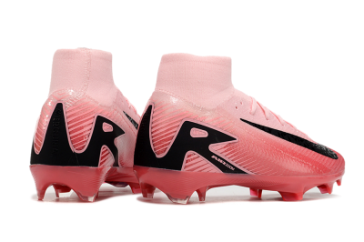 Unisex Nike Air Zoom Mercurial Superfly 10 Elite FG Firm Ground High-Tops Football Boots - Pink/Black