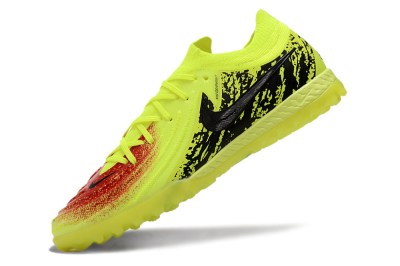 Men's Nike Phantom GX 2 Elite TF Artificial Turf Low-Tops Football Shoes - Yellow/Red/Black