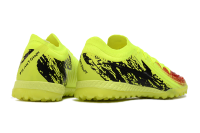 Men's Nike Phantom GX 2 Elite TF Artificial Turf Low-Tops Football Shoes - Yellow/Red/Black