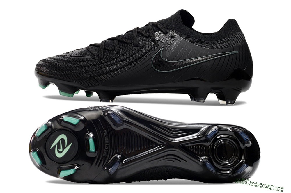 Men's Nike Phantom Luna Elite NU FG Firm Ground Low-Tops Football Boots - Black/Blue 1