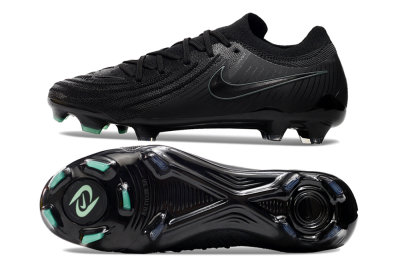Men's Nike Phantom Luna Elite NU FG Firm Ground Low-Tops Football Boots - Black/Blue