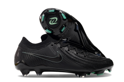 Men's Nike Phantom Luna Elite NU FG Firm Ground Low-Tops Football Boots - Black/Blue