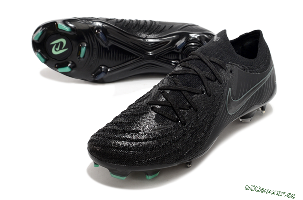 Men's Nike Phantom Luna Elite NU FG Firm Ground Low-Tops Football Boots - Black/Blue 3