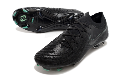 Men's Nike Phantom Luna Elite NU FG Firm Ground Low-Tops Football Boots - Black/Blue
