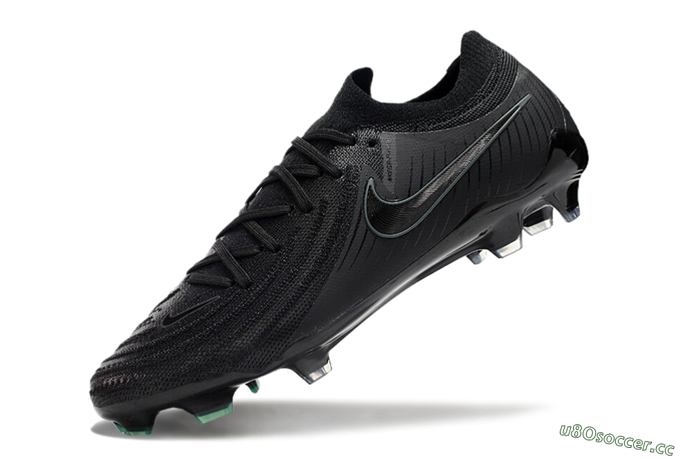 Men's Nike Phantom Luna Elite NU FG Firm Ground Low-Tops Football Boots - Black/Blue 5