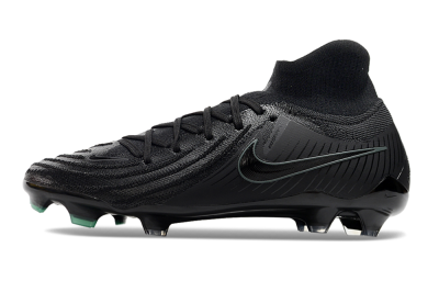 Men's Nike Phantom Luna Elite NU FG Firm Ground High-Tops Football Boots - Black/Blue