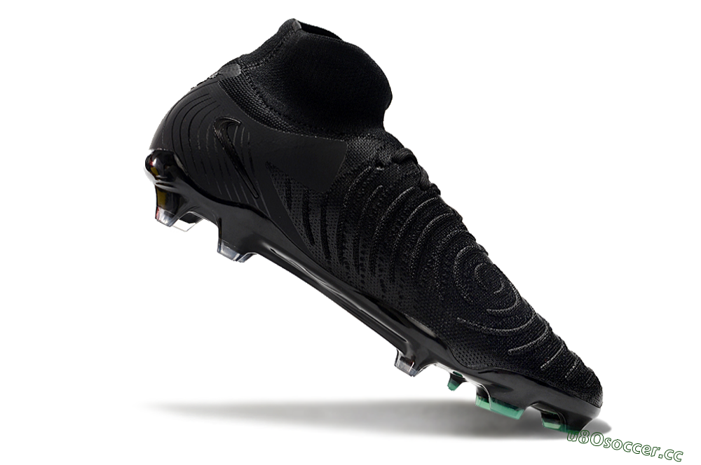 Men's Nike Phantom Luna Elite NU FG Firm Ground High-Tops Football Boots - Black/Blue 3