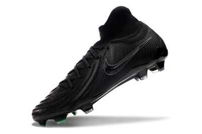 Men's Nike Phantom Luna Elite NU FG Firm Ground High-Tops Football Boots - Black/Blue
