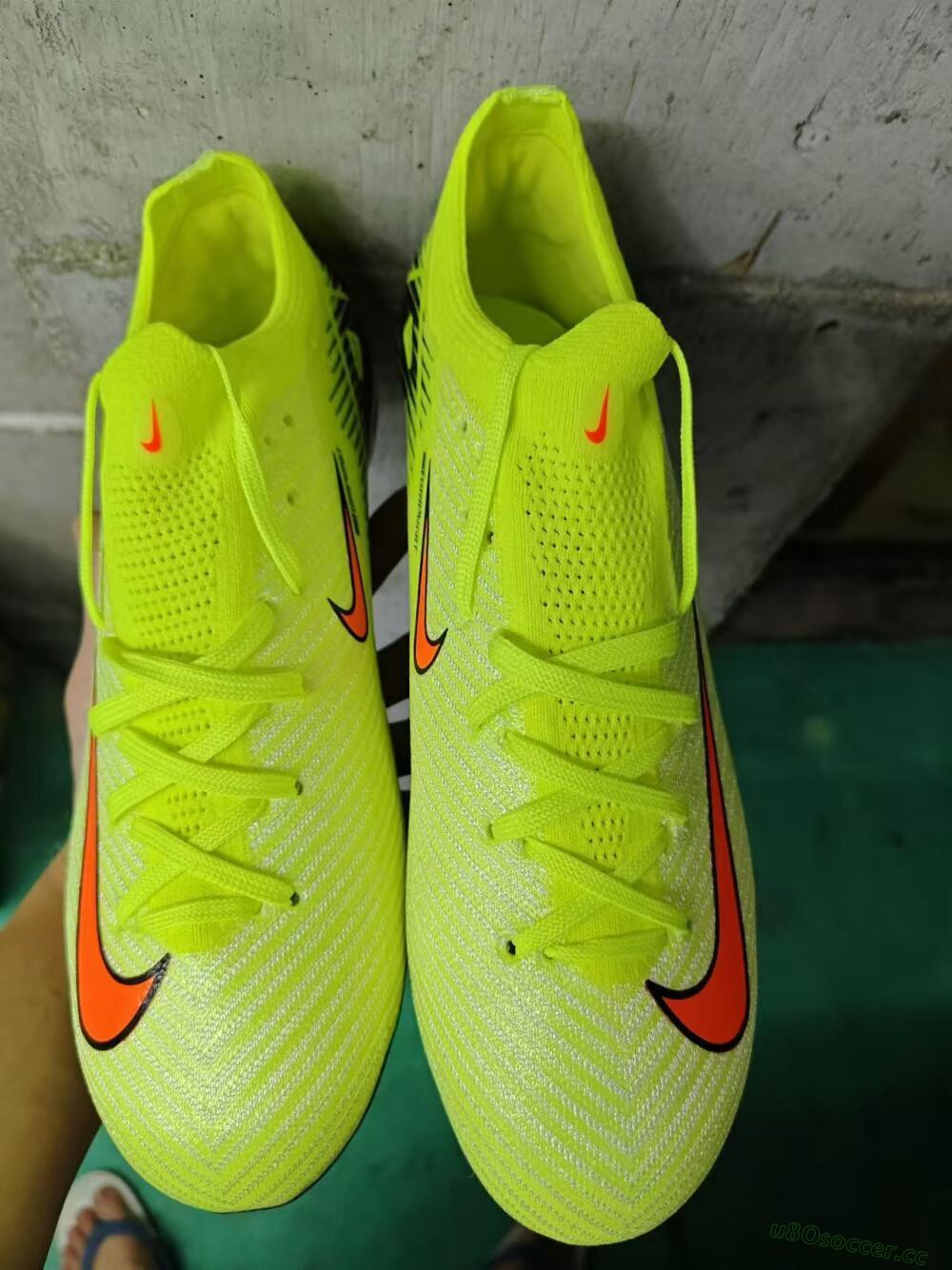 Unisex Nike Air Zoom Mercurial Vapor 16 Elite FG Firm Ground Low-Tops Football Boots - Yellow/Orange/Black
