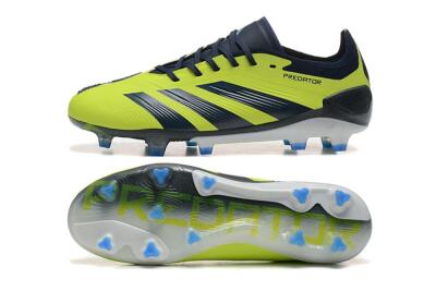 Men's Adidas Predator Accuracy Elite FG Firm Ground Low-Tops Football Boots - Yellow/Black