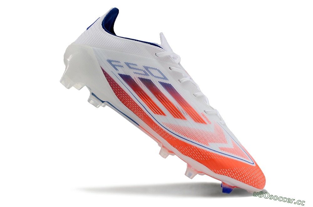 Men's Adidas F50 Elite FG Firm Ground Low-Tops Football Boots - Red/Blue/White 4