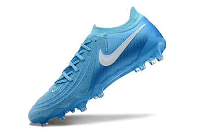 Men's Nike Phantom GX 2 Elite AG Artificial Grass Low-Tops Football Boots - Blue Fury/White