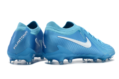 Men's Nike Phantom GX 2 Elite AG Artificial Grass Low-Tops Football Boots - Blue Fury/White