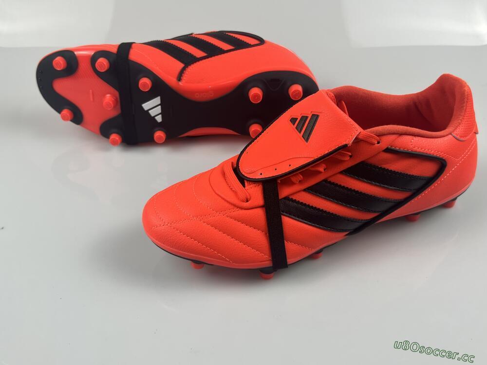 Men's Adidas Copa Gloro 2 FG Firm Ground Low-Tops Football Boots - Red/Black
