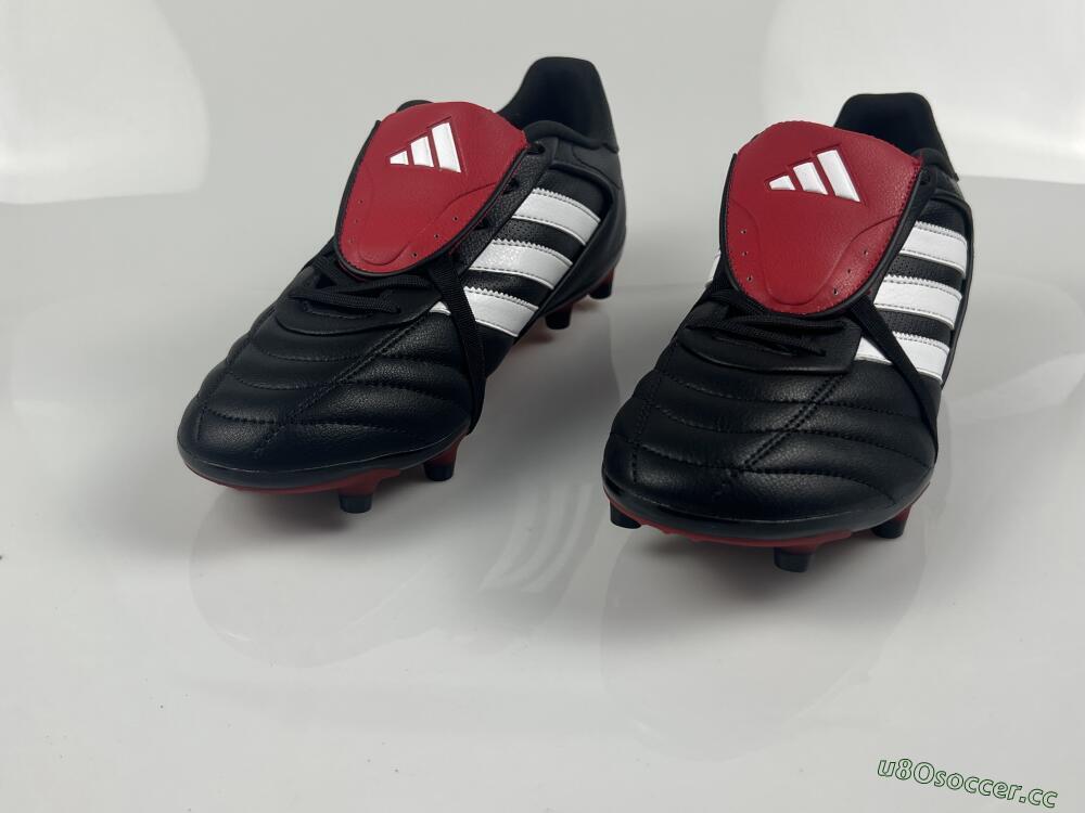 Men's Adidas Copa Gloro 2 FG Firm Ground Low-Tops Football Boots - Black/White/Red