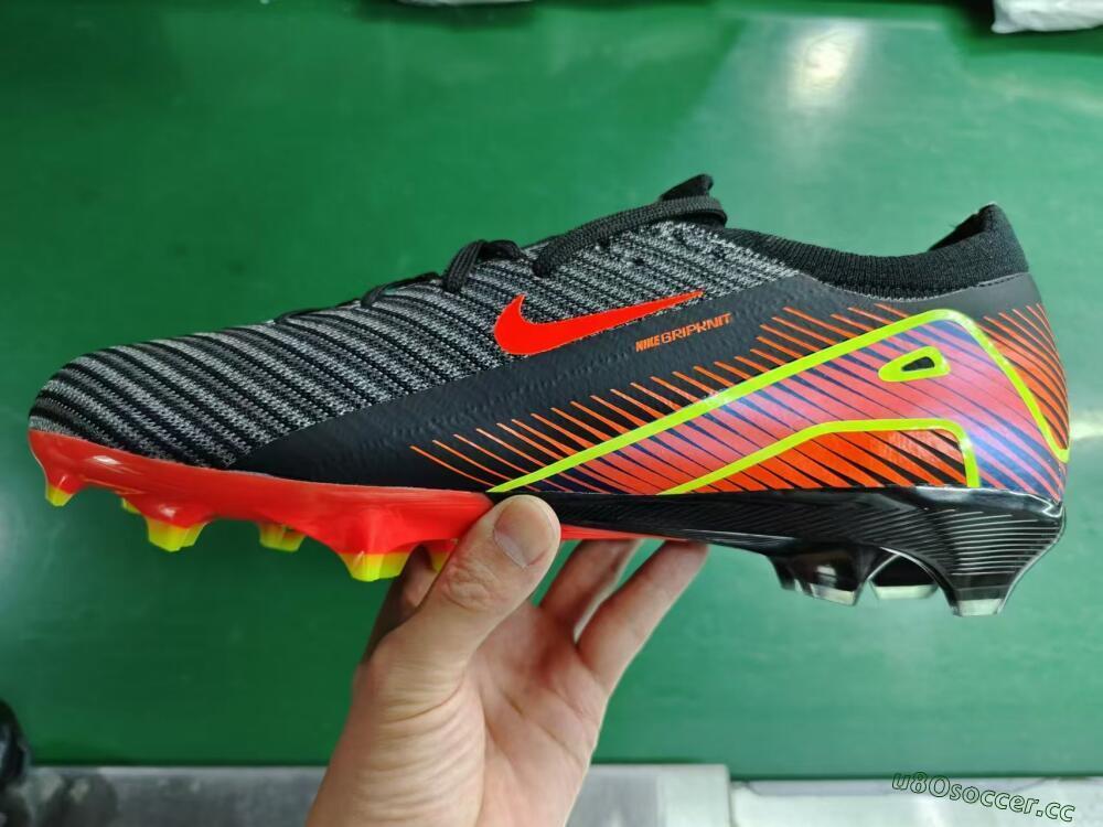 Men's Nike Air Zoom Mercurial Vapor 16 Elite FG Firm Ground Low-Tops Football Boots - Black/Red/Yellow