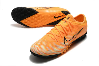 Men's Nike Mercurial Vapor 13 Pro TF Artificial Turf Low-Tops Football Shoes - Orange/Black