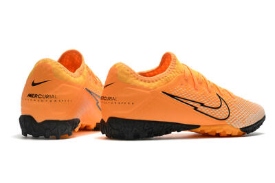 Men's Nike Mercurial Vapor 13 Pro TF Artificial Turf Low-Tops Football Shoes - Orange/Black