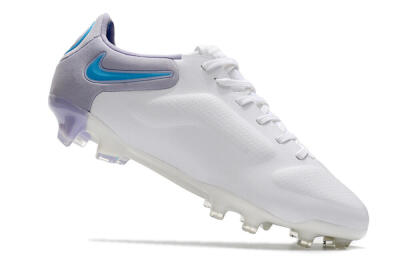 Men's Nike Tiempo Legend 9 Elite FG Firm Ground Low-Tops Football Boots - White/Jade/Black/Grey