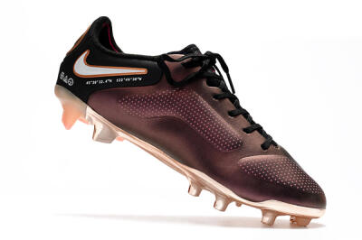 Men's Nike Tiempo Legend 9 Elite FG Firm Ground Low-Tops Football Boots - Gold/White/Black