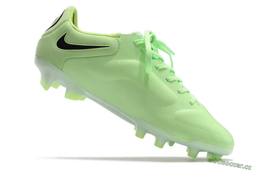 Men's Nike Tiempo Legend 9 Elite FG Firm Ground Low-Tops Football Boots - Yellow/Black 4