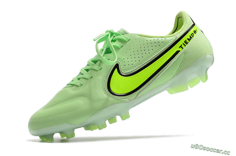 Men's Nike Tiempo Legend 9 Elite FG Firm Ground Low-Tops Football Boots - Yellow/Black 5