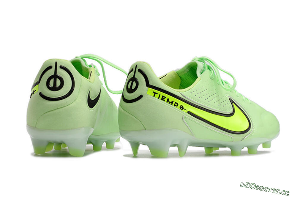 Men's Nike Tiempo Legend 9 Elite FG Firm Ground Low-Tops Football Boots - Yellow/Black 6