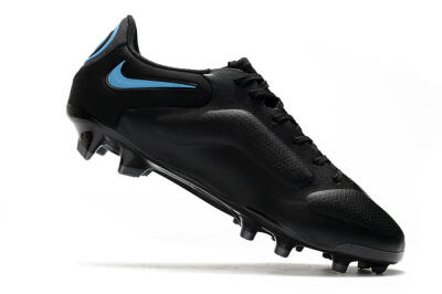 Men's Nike Tiempo Legend 9 Elite FG Firm Ground Low-Tops Football Boots - White/Jade/Beige