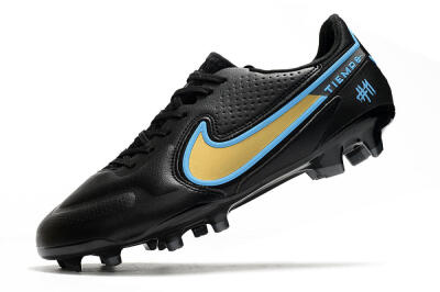 Men's Nike Tiempo Legend 9 Elite FG Firm Ground Low-Tops Football Boots - White/Jade/Beige