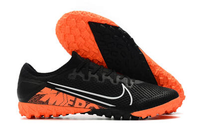 Men's Nike Mercurial Vapor 13 Pro TF Artificial Turf Low-Tops Football Shoes - Black/White/Red