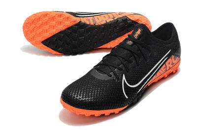 Men's Nike Mercurial Vapor 13 Pro TF Artificial Turf Low-Tops Football Shoes - Black/White/Red