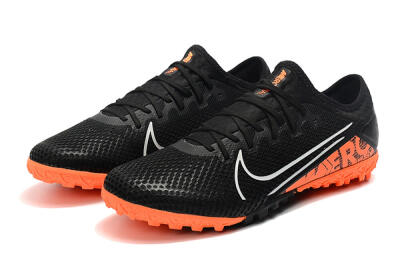 Men's Nike Mercurial Vapor 13 Pro TF Artificial Turf Low-Tops Football Shoes - Black/White/Red