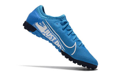 Men's Nike Mercurial Vapor 13 Pro TF Artificial Turf Low-Tops Football Shoes - Jade/White/Black