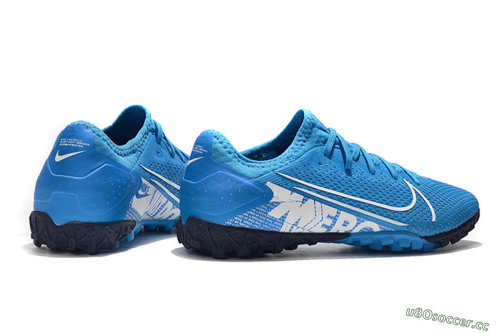 Men's Nike Mercurial Vapor 13 Pro TF Artificial Turf Low-Tops Football Shoes - Jade/White/Black 9