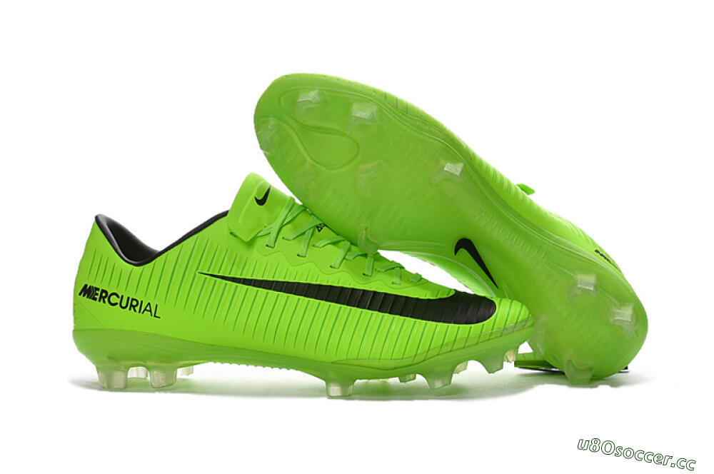 Men's Nike Mercurial Vapor 11 FG Firm Ground Low-Tops Football Boots - Yellow/Black 2