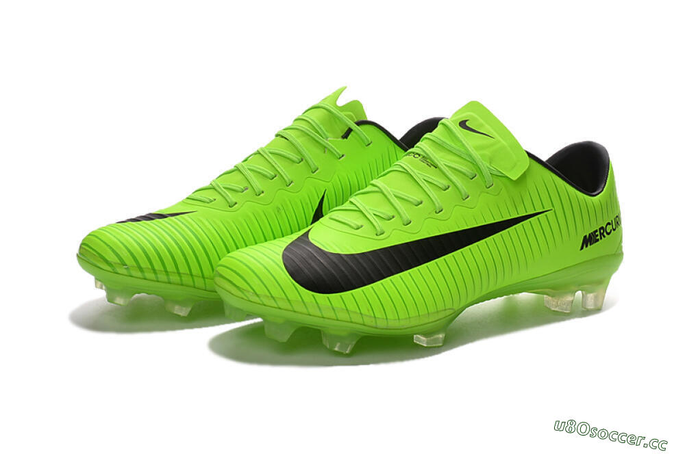 Men's Nike Mercurial Vapor 11 FG Firm Ground Low-Tops Football Boots - Yellow/Black 5