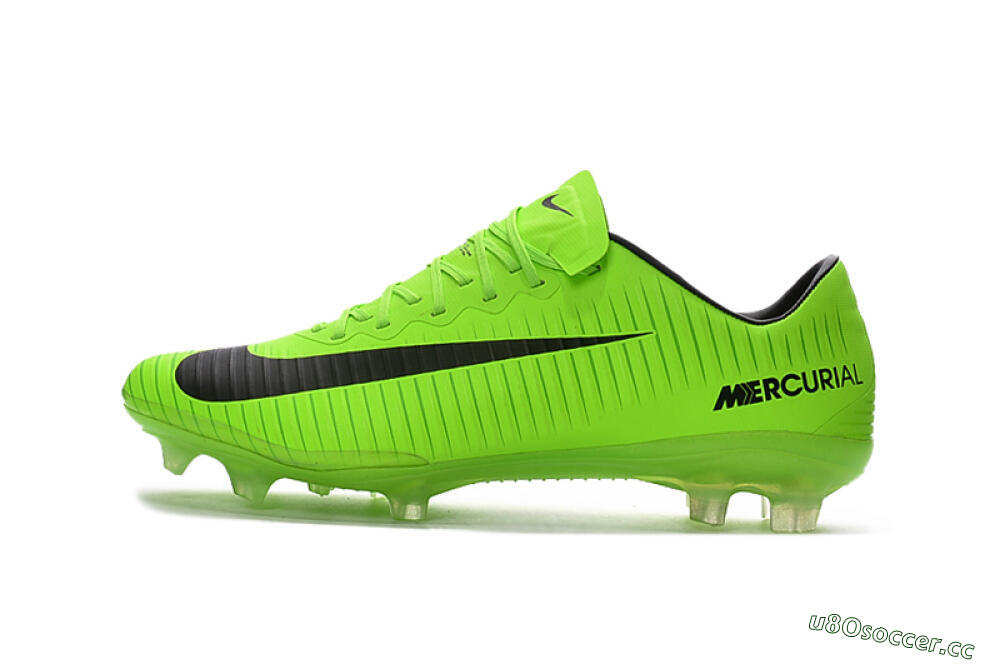 Men's Nike Mercurial Vapor 11 FG Firm Ground Low-Tops Football Boots - Yellow/Black 0