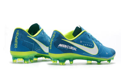 Women's Nike Mercurial Vapor 11 FG Firm Ground Low-Tops Football Boots - Blue/Yellow/White