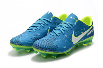 Women's Nike Mercurial Vapor 11 FG Firm Ground Low-Tops Football Boots - Blue/Yellow/White