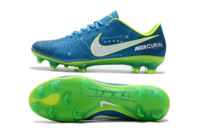 Women's Nike Mercurial Vapor 11 FG Firm Ground Low-Tops Football Boots - Blue/Yellow/White