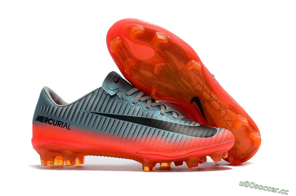 Women's Nike Mercurial Vapor 11 FG Firm Ground Low-Tops Football Boots - Jade/Black/Red 2