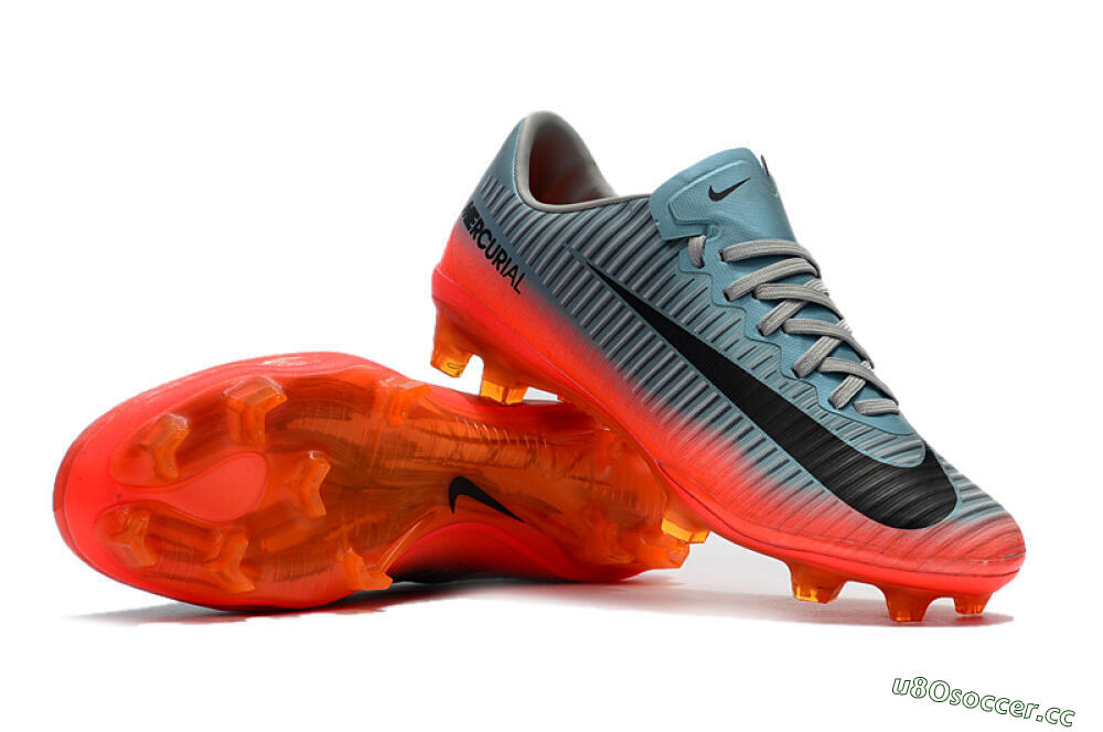 Women's Nike Mercurial Vapor 11 FG Firm Ground Low-Tops Football Boots - Jade/Black/Red 4
