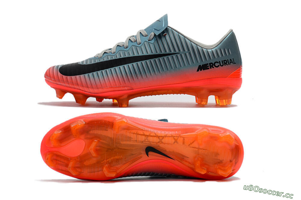 Women's Nike Mercurial Vapor 11 FG Firm Ground Low-Tops Football Boots - Jade/Black/Red 1