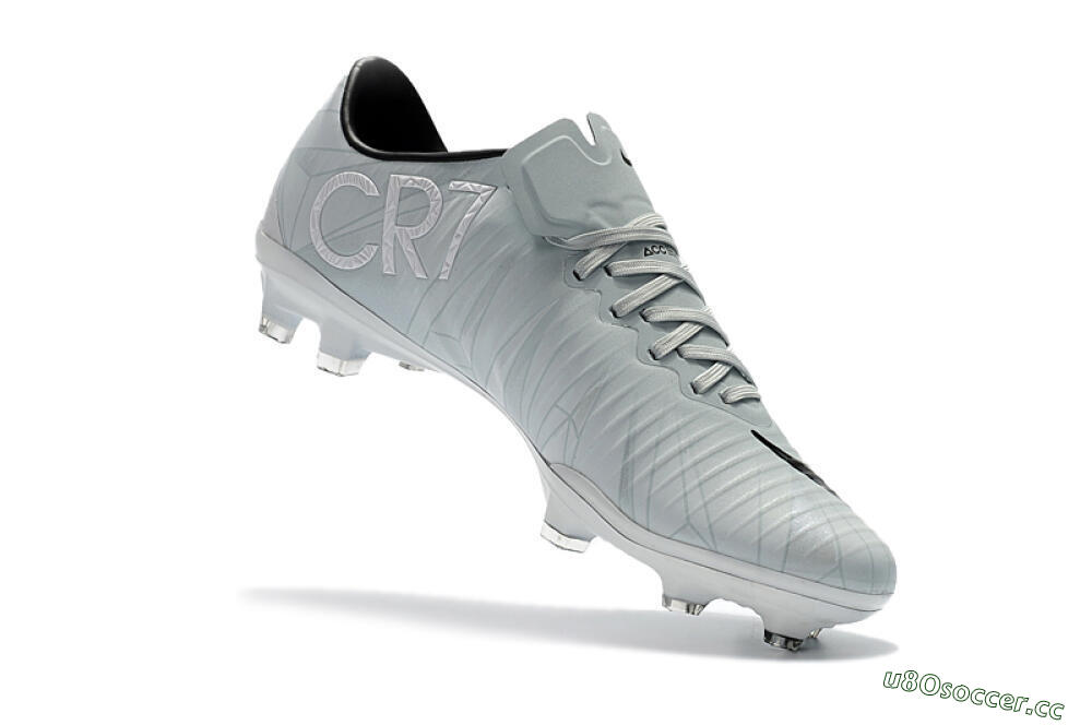 Women's Nike Mercurial Vapor 11 FG Firm Ground Low-Tops Football Boots - White/Black/Blue 6
