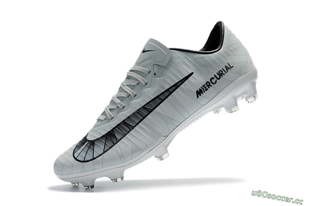 Women's Nike Mercurial Vapor 11 FG Firm Ground Low-Tops Football Boots - White/Black/Blue 7