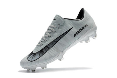Women's Nike Mercurial Vapor 11 FG Firm Ground Low-Tops Football Boots - White/Black/Blue