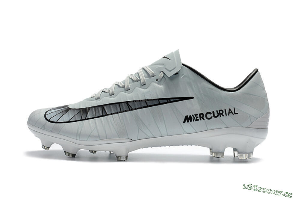 Women's Nike Mercurial Vapor 11 FG Firm Ground Low-Tops Football Boots - White/Black/Blue 0