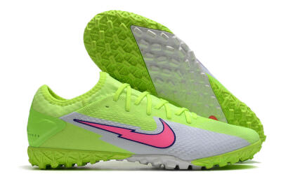 Men's Nike Mercurial Vapor 13 Pro TF Artificial Turf Low-Tops Football Shoes - Yellow/White/Pink