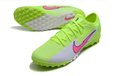 Men's Nike Mercurial Vapor 13 Pro TF Artificial Turf Low-Tops Football Shoes - Yellow/White/Pink